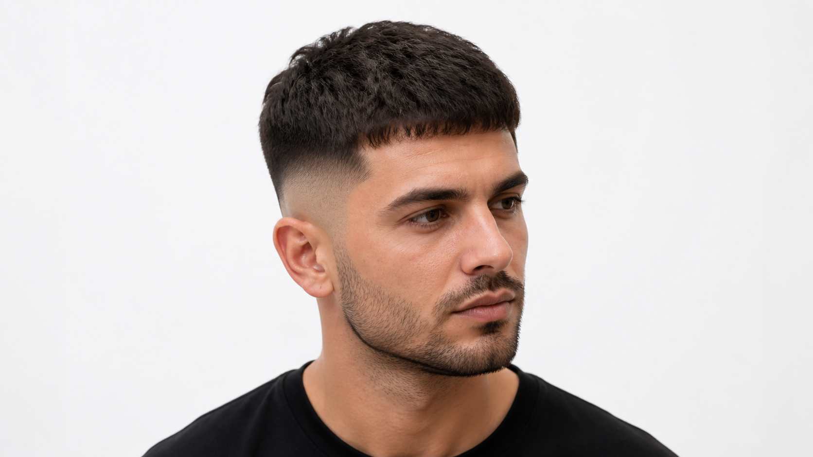 Textured Crop haircut
